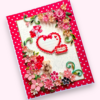 valentine-handmade-card-Photoroom A4 Valentine Quilled Greeting with Pop up card inside