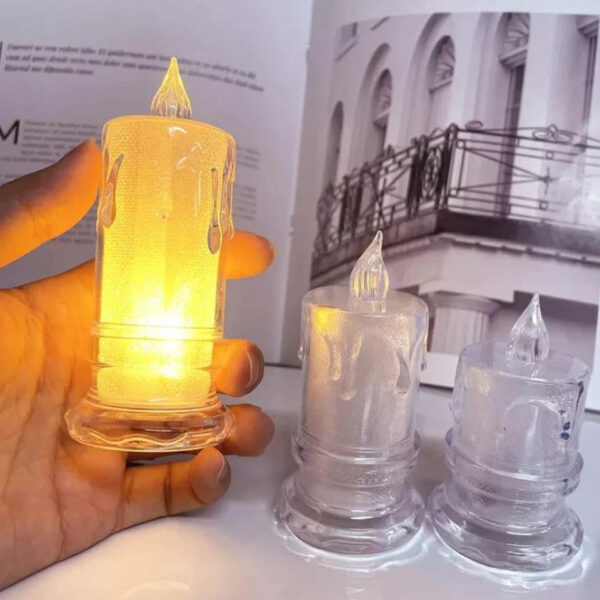 1000169643 LED Tea Light Candle – Flameless Decor Light Set of 2