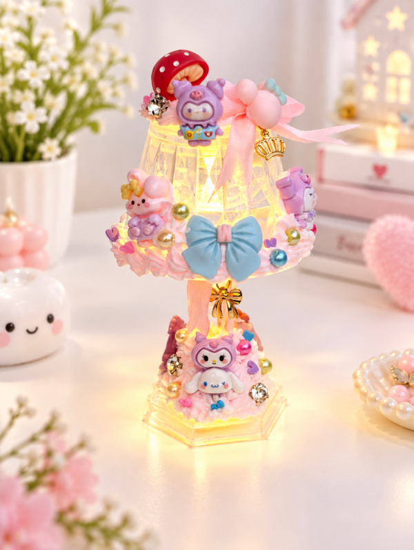 Dreamy Kawaii Mushroom Glow Lamp-1 Dreamy Kawaii Mini Crystal Table Lamp