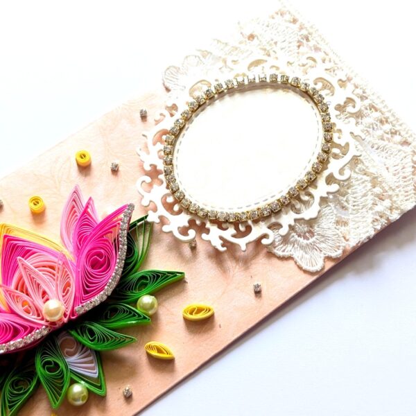 PXL_20261003_062623238 Quilled Shagun Envelope – Lotus