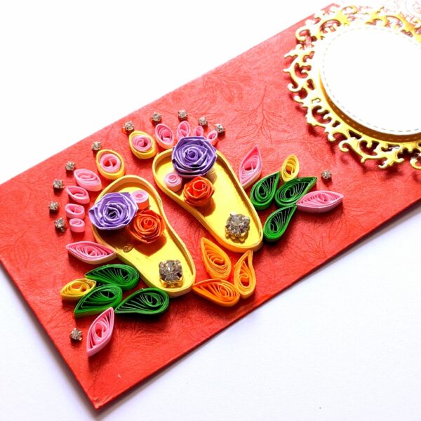 Quilled Shagun Envelope – Laxmi Charan