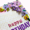 Quilled purple birthday card-Photoroom (2) A4 size Purple quilled Flowers Birthday card