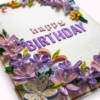 Quilled purple birthday card-Photoroom (3) A4 size Purple quilled Flowers Birthday card