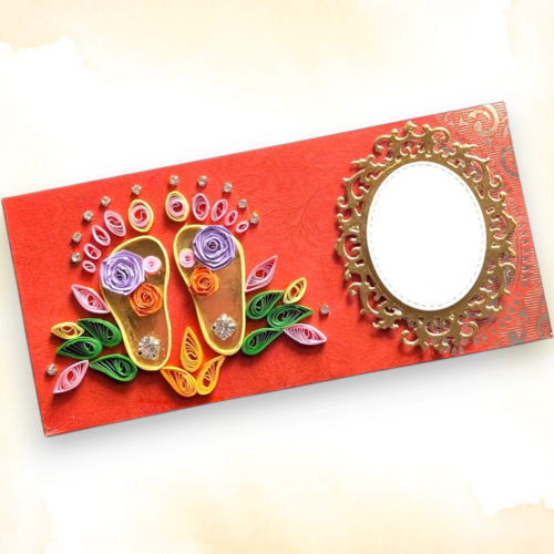 Quilled Shagun Envelope – Laxmi Charan