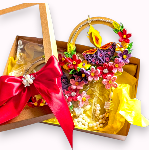 Diwali Quilled Wall hangings Set of 2 in Gift box